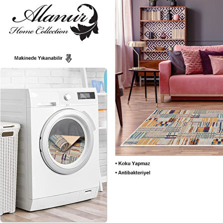 Dekoreko Kaymaz Taban Djt Salon Halısı Yıldız Deri Modern 1937