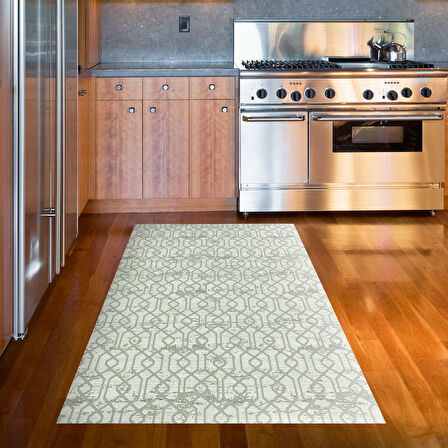 Dekoreko Kaymaz Taban Djt Mutfak Halısı Star Pamuk Modern 757