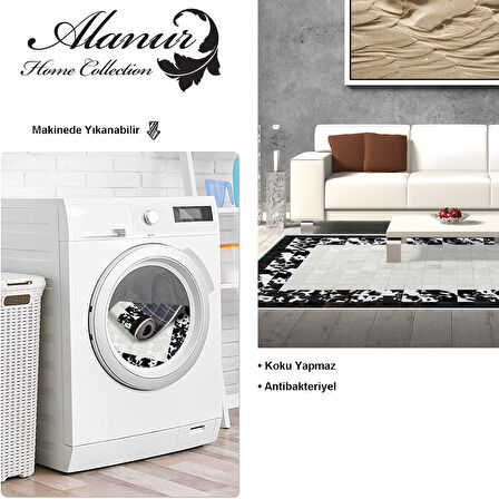 Dekoreko Kaymaz Taban Djt Salon Halısı Star Pamuk Modern 1495