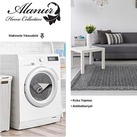 Dekoreko Kaymaz Taban Djt Salon Halısı Trend Modern M5001