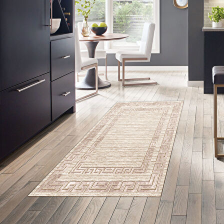 Dekoreko Kaymaz Taban Djt Mutfak Halısı Star Pamuk Modern F5036