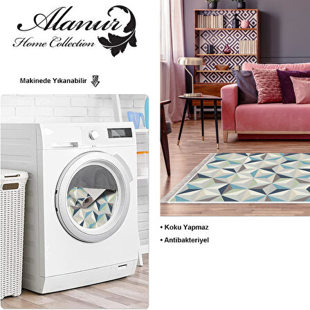 Dekoreko Kaymaz Taban Djt Salon Halısı Trend Saçaklı Modern 1944