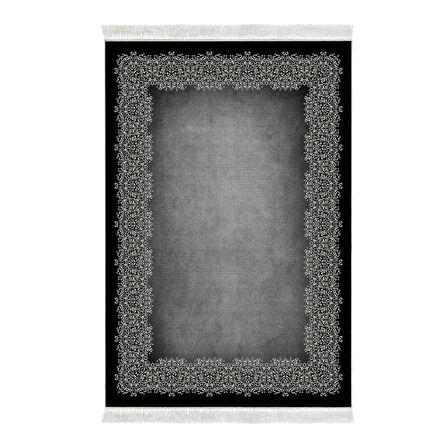 Dekoreko Kaymaz Taban Djt Salon Halısı Yıldız Deri Saçaklı Modern 1674