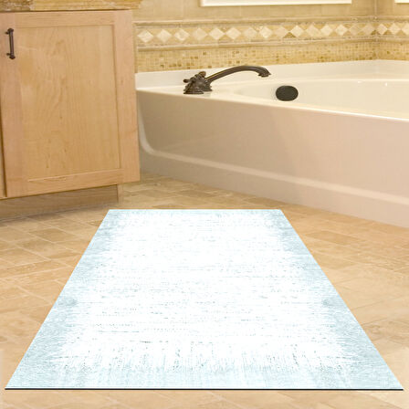 Dekoreko Kaymaz Taban Djt Banyo Halısı Yıldız Deri Modern 1342