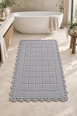 Alanur Bodrum Tufting Cotton Pamuklu El Işi Örgülü Paspas 109 (70 x 120 cm)