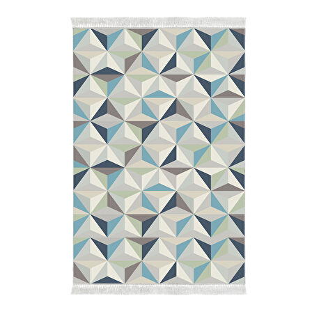 Dekoreko Kaymaz Taban Djt Mutfak Halısı Trend Saçaklı Modern 1944