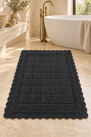 Alanur Bodrum Tufting Cotton Pamuklu El Işi Örgülü Paspas 109 (70 x 120 cm)