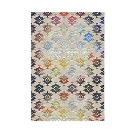 Dekoreko Kaymaz Taban Djt Mutfak Halısı Yıldız Deri Modern 763