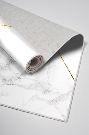 Kaymaz Dijital Mutfak & Salon Halı Trend Geometrik E5008