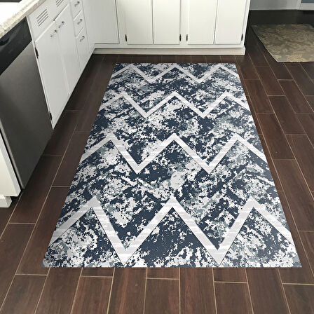 Dekoreko Kaymaz Taban Djt Mutfak Halısı Star Pamuk İskandinav F5128