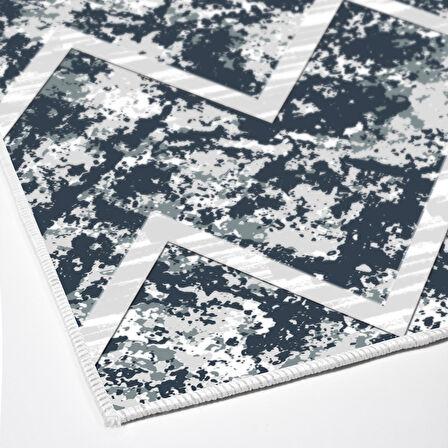 Dekoreko Kaymaz Taban Djt Mutfak Halısı Star Pamuk İskandinav F5128