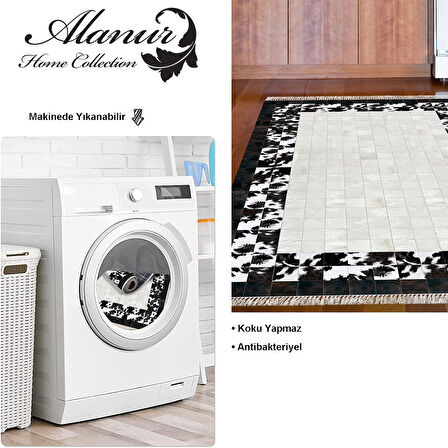 Dekoreko Kaymaz Taban Djt Mutfak Halısı Star Pamuk Saçaklı Modern 1495