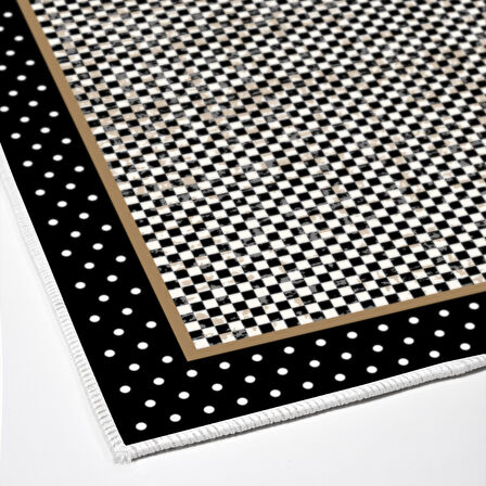 Dekoreko Kaymaz Taban Djt Banyo Halısı Trend Modern 604M