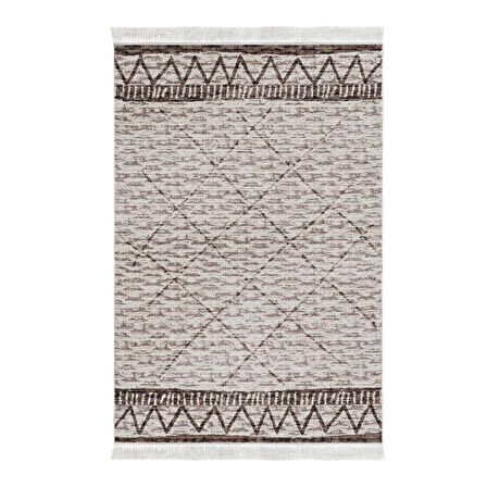 Dekoreko Kaymaz Taban Djt Mutfak Halısı Trend Saçaklı İskandinav F5081