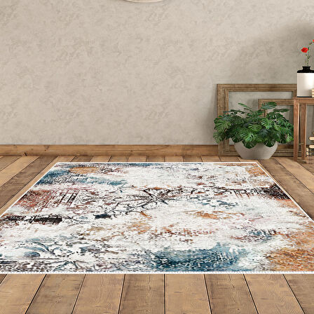 Dekoreko Kaymaz Taban Djt Salon Halısı Trend Modern 609M