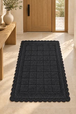 Alanur Bodrum Tufting Cotton Pamuklu El Işi Örgülü Paspas 109 (80 x 135 cm)