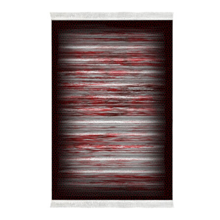 Dekoreko Kaymaz Taban Djt Mutfak Halısı Yıldız Deri Saçaklı Modern 1693