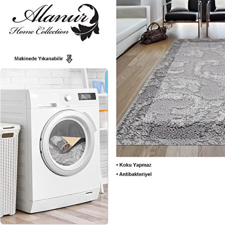 Dekoreko Kaymaz Taban Djt Salon Halısı Yıldız Deri Modern 1314