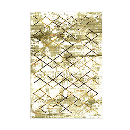 Dekoreko Kaymaz Taban Djt Mutfak Halısı Yıldız Deri Modern M5026