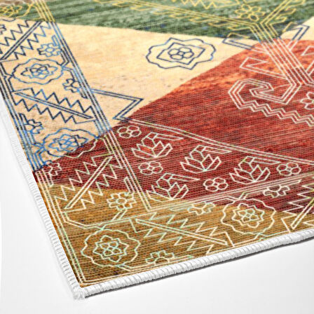 Dekoreko Kaymaz Taban Djt Banyo Halısı Yıldız Deri İskandinav S5047