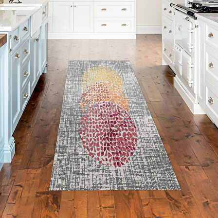 Dekoreko Kaymaz Taban Djt Mutfak Halısı Trend Modern E4052