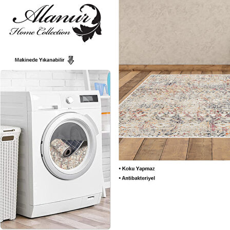 Dekoreko Kaymaz Taban Djt Salon Halısı Star Pamuk İskandinav F5139