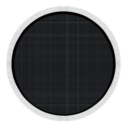 Alanur Home Kaymaz Taban Djt Banyo Mutfak Salon Halı Star Pamuk Saçaklı Yuvarlak Dokuma Desen E5007