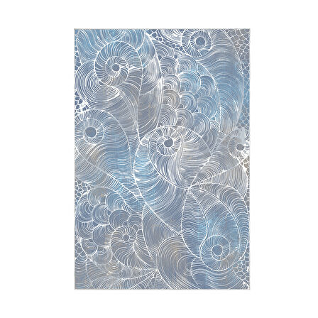 Dekoreko Kaymaz Taban Djt Salon Halısı Yıldız Deri Modern 1303