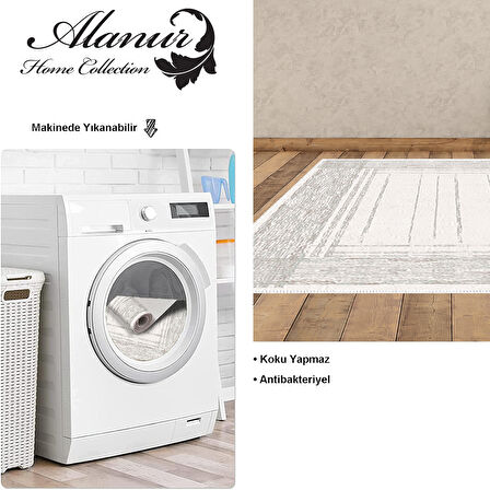 Dekoreko Kaymaz Taban Djt Salon Halısı Trend Modern M5076