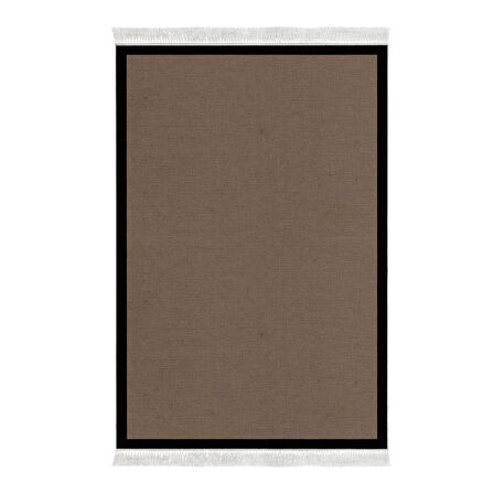 Alanur Home Kaymaz Taban Djt Banyo Mutfak Salon Halı Yıldız Deri Saçaklı Dokuma Desen E5001