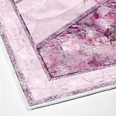 Dekoreko Kaymaz Taban Djt Mutfak Halısı Yıldız Deri Modern 729