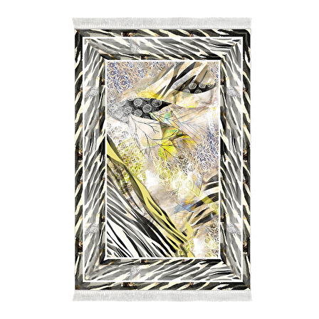 Dekoreko Kaymaz Taban Djt Banyo Halısı Trend Saçaklı Modern 728