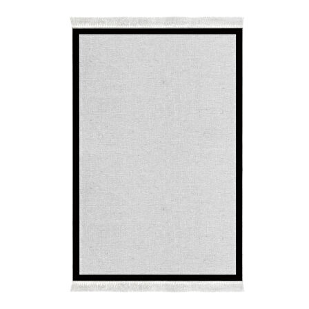 Alanur Home Kaymaz Taban Djt Banyo Mutfak Salon Halı  Trend Saçaklı Dokuma Desen E5001