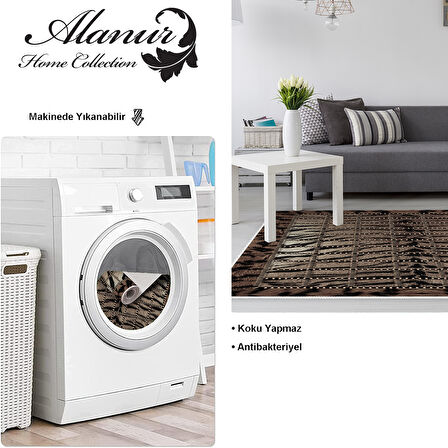 Dekoreko Kaymaz Taban Djt Salon Halısı Trend Modern 1906