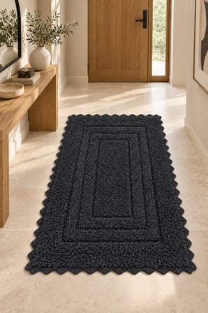 Alanur Bodrum Tufting Cotton Pamuklu El Işi Örgülü Paspas 110 (70 x 120 cm)