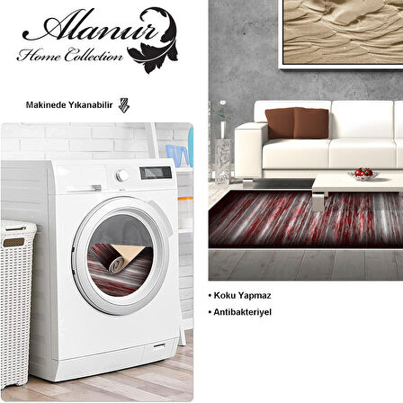 Dekoreko Kaymaz Taban Djt Salon Halısı Yıldız Deri Modern 1693