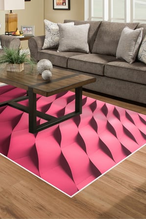 Kaymaz Dijital Mutfak & Salon Halı Star Pamuk Geometrik E5017