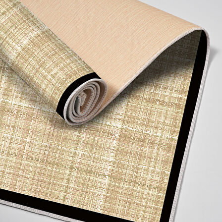 Alanur Home Kaymaz Taban Djt Banyo Mutfak Salon Halı Yıldız Deri Dokuma Desen E5007