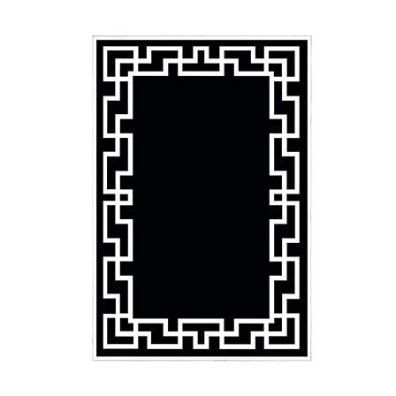 Dekoreko Kaymaz Taban Djt Mutfak Halısı Yıldız Deri Modern F5035