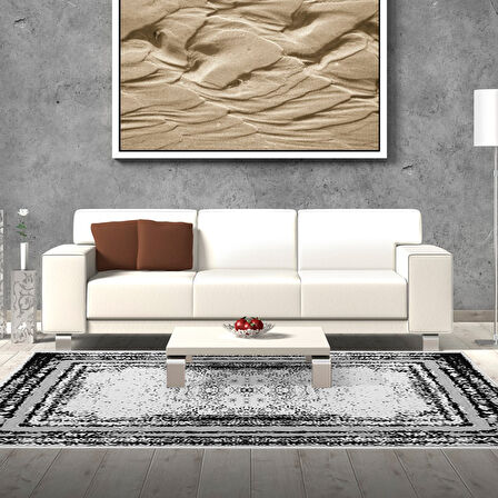 Dekoreko Kaymaz Taban Djt Salon Halısı Star Pamuk Modern M5132