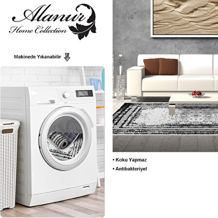 Dekoreko Kaymaz Taban Djt Salon Halısı Star Pamuk Modern M5132