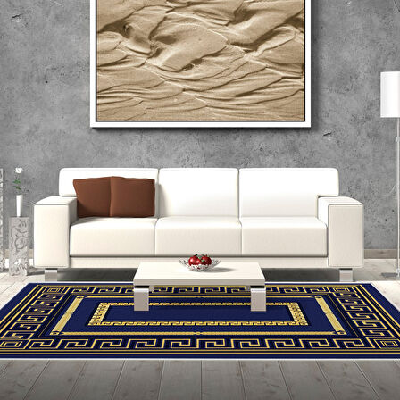 Dekoreko Kaymaz Taban Djt Salon Halısı Trend Modern 651M