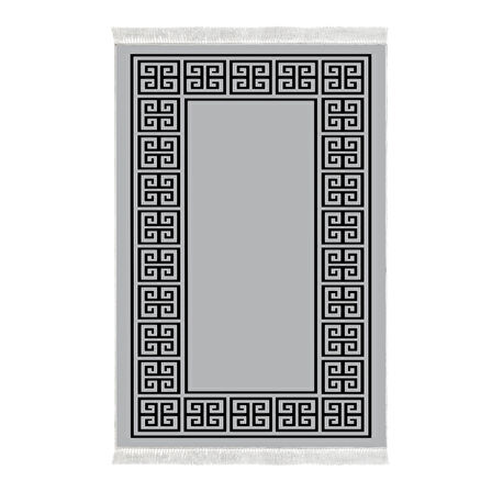 Dekoreko Kaymaz Taban Djt Salon Halısı Trend Saçaklı Modern 608M