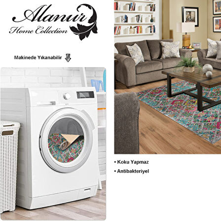 Dekoreko Kaymaz Taban Djt Salon Halısı Yıldız Deri İskandinav F5009