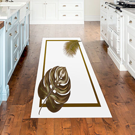 Dekoreko Kaymaz Taban Djt Mutfak Halısı Star Pamuk Modern 708