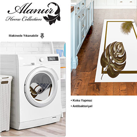 Dekoreko Kaymaz Taban Djt Mutfak Halısı Star Pamuk Modern 708