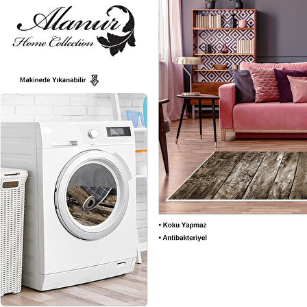 Dekoreko Kaymaz Taban Djt Salon Halısı Star Pamuk Modern Mu136