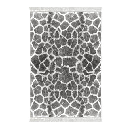 Dekoreko Kaymaz Taban Djt Salon Halısı Yıldız Deri Saçaklı Modern 1910