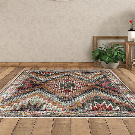 Dekoreko Kaymaz Taban Djt Salon Halısı Yıldız Deri İskandinav F5003