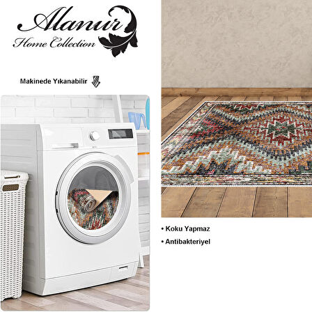 Dekoreko Kaymaz Taban Djt Salon Halısı Yıldız Deri İskandinav F5003